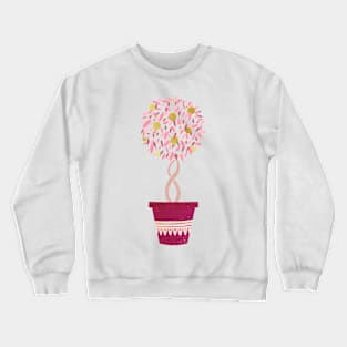 Pink orange tree Crewneck Sweatshirt